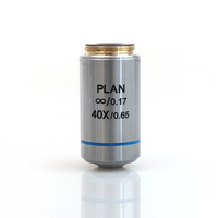 BOSSQING Universal Biological Flat-Field Semi-Apochromatic Achromatic Lens Objectives 20.32mmRMS Parfocal Anti-Reflective
