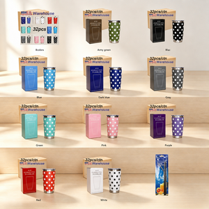 Vaso Térmico de Acero Inoxidable con Tapa, Diseño Artístico Personalizado, Libre de BPA, Gran Capacidad para Café/Té, Regalos, Uso en Exteriores, Venta al Por Mayor - Product Image 5