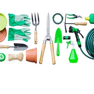 Ensemble d'outils de jardinage en acier inoxydable pour l'entretien des plantes et le jardinage domestique - Product Image 1