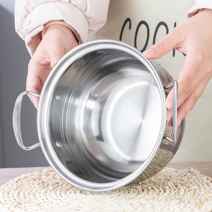 Tianxing ustensiles de cuisine multifonctionnels <span class=keywords><strong>16cm</strong></span> 20cm batterie de cuisine ensemble de marmite à soupe marmite en acier inoxydable avec couvercle - Product Image 4