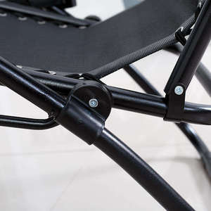 YILU Outdoor Camping Fishing Folding Lounge Chair <strong>Recliner</strong> <strong>Zero</strong> <strong>Gravity</strong> Chair Patio Portable Beach Chair - Product Image 3