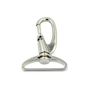 Gancho de perro personalizado al por mayor de fábrica, gancho de presión de aleación de Zinc de 38mm para correa de perro mascota, cuerda giratoria para perro, piezas y accesorios especiales para bolsas - Product Image 1