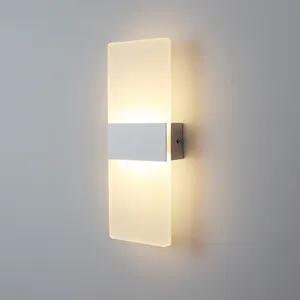 Luminária led de parede decorativa para interior de casa, para sala de estar, para parede