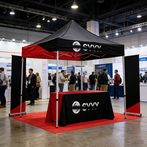 Carpa Plegable Ligera para Eventos al Aire Libre con Estructura de Aluminio, Fácil de Instalar, para <span class=keywords><strong>Ferias</strong></span> Comerciales con Logotipo Personalizado y Diseño Gratuito - Product Image 5