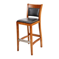Meubles de restaurant commerciaux sur mesure, chaises de restaurant en bois avec tables pour cafétéria, boulangerie