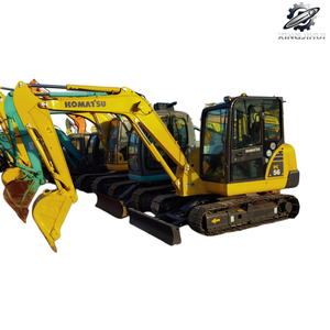Excavadora de cadenas Komatsu 56 usada, de segunda mano, marca original japonesa, excavadora de cadenas pequeña de 5.6 toneladas - Product Image 1