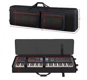 Kostenlose Probe: 88-Tasten-Keyboard-Tasche mit Rollen, Klavierkoffer mit Griffen & Schultergurten - Product Image 1