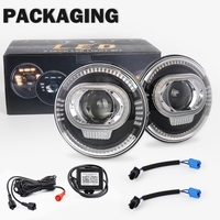 Nouveaux accessoires de pièces standard rond hors route rgb 7 pouces phare Led pour Jeep 2020 Jk Kit d'éclairage avant de voiture