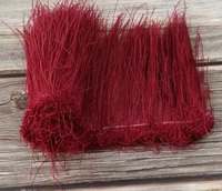 Tissu en dentelle de plumes de paon écologique, antibactérien, léger, résistant à l'abrasion, accessoires de robe faits à la main pour mariage