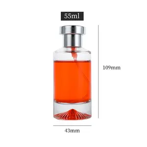 Chinese Leverancier Custom Luxe 50Ml 100Ml Parfum Fles Mistpomp Verstuiver Lege Parfum Fles Voor Groothandel