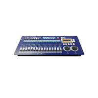Contrôleur de fer professionnel DMX512 pour fête DJ éclairage 220V AC Dim Blue Color Console