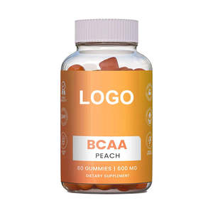 Gomitas de BCAA con Sabor a Durazno Natural, Marca Privada OEM, para Adultos, Pre-Entrenamiento, Energía, Refuerzo Inmunológico, 60 Gomitas para Mujeres Embarazadas - Product Image 1