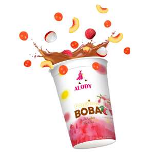Lychee Tapioca Ball Popping Boba Premium Bubble Tea Ingrédients Prêt à Consommer Alody - Product Image 2