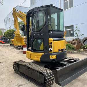 รถขุดขนาดเล็กมือสอง Komatsu PC35MR น้ำหนัก 3.5 ตัน แบบตีนตะขาบ พร้อมปั๊มเกียร์และใบมีดดันดิน - ราคาถูกพิเศษ รับรองมาตรฐาน CE EPA รุ่นปี 2022 - Product Image 1