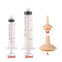 Kit d'alimentation pour animaux de compagnie multi-tailles, tétine en silicone souple, distributeur de lait pour chiots et chatons, distributeur de médicaments pour animaux, distributeur de lait pour animaux de compagnie