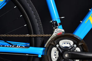 Vélo de montagne <span class=keywords><strong>TRIFOX</strong></span> 26 pouces en alliage d'aluminium, cadre rigide, 21 vitesses, freins à disque mécaniques, passage des câbles interne, idéal pour les trajets quotidiens - Product Image 5