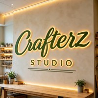 Enseigne LED personnalisée pour entreprise, logo mural, enseigne intérieure pour salon