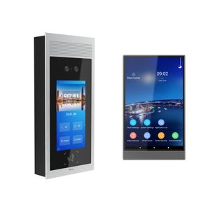 Interphone vidéo intelligent PoE TCP-IP, moniteur Wifi avec écran tactile de 8 pouces, panneau d'appel extérieur de 8 pouces avec caméra 2MP - Product Image 1