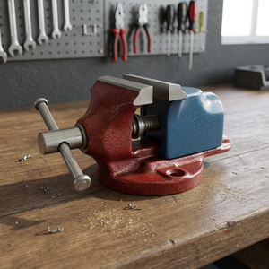 Tornillo de Banco de Base Fija de Alta Resistencia, Acero Endurecido, Herramienta de Sujeción de Precisión para Joyería, Metalurgia y Uso en Taller | GS1638 - Product Image 2