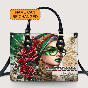 กระเป๋าสะพายพาดลำตัวสุดหรูสำหรับสุภาพสตรี Mexicana ลายสาวสวยกระเป๋าถือหนังสำหรับผู้หญิง - Product Image 3