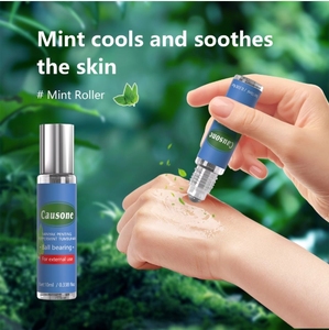 Roll-on d'huile rafraîchissante à la menthe poivrée 10ml – Aromathérapie, antibactérien, anti-démangeaisons, apaise les irritations cutanées, soulage les maux de tête - Product Image 6