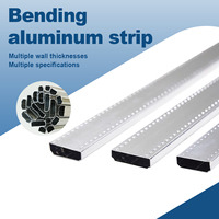 Barre d'espacement en aluminium pliable de 8.5mm de soudure à haute fréquence en gros épaisseur personnalisable pour accessoires de porte et fenêtre