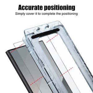 ฟิล์มกันรอยหน้าจอ 2.5D 9H แบบใส HD สำหรับ Samsung S25 S26 Ultra จำนวน 2 ชิ้น พร้อมกรอบติดตั้ง รองรับการปลดล็อคด้วยลายนิ้วมือ - Product Image 1