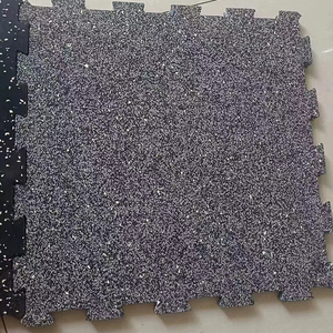 Lồng vào nhau cách âm hấp thụ sốc Chống đập cao su cách âm Pad underlay phòng tập thể dục sàn thảm sàn - Product Image 4