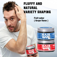 Gel coiffant pour cheveux en pâte mate de 120 ml, marque privée OEM, cire pour cheveux en argile pour hommes