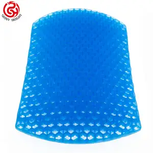 Tamanho padrão Tpe Silício Gel Honeycomb Grade assento almofada traseira