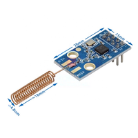 Qualité garantie CC1101 Module amplificateur émetteur-récepteur sans fil 433MHz avec antenne canard en caoutchouc à Gain élevé