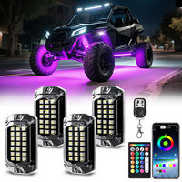 Éclairage d'ambiance sous châssis tout-terrain LD DREAM IP68, multicolore, éclairage de roche à angle complet, lumière de châssis de véhicule 12V DC 120 LED