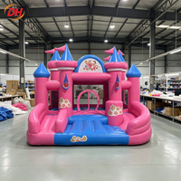 Château Gonflable Familial pour Camping en Plein Air – Équipement de Fête Exclusif à Fort Rendement – Château Gonflable et Trampoline pour Enfants