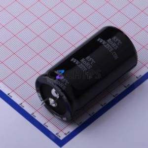 Condensateur électrolytique en aluminium à encliquetage LPG681M30055FVA, composant traversant (THT), D30xL55mm 680uF 20% 400V 30mm - Product Image 2