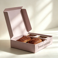 Boîte de transport en gros pour pâtisseries avec séparateur, pour biscuits, gâteaux, pain, emballage de restauration rapide, boîte d'expédition pour snacks