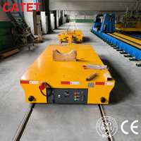 Carro de Transporte Eléctrico sobre Rieles de 20 Toneladas, Personalizado OEM ODM, con Control Remoto Inalámbrico, para Trabajo Pesado Industrial
