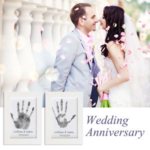 赤ちゃんとペットに適した赤ちゃんマイルストーンカードインクレスプリントキット家族の犬の足跡記念品赤ちゃんの足跡キット - Product Image 3