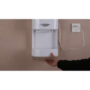 Secador de manos automático de pared, eléctrico, manos libres, de plástico ABS, para baño de hotel - Product Image 3