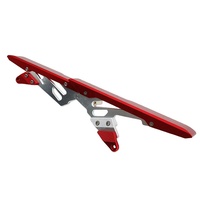 Accessoires de moto modifiés Couvercle de protection de chaîne arrière en aluminium CNC Couvercle de protection du panneau de garniture Accessoires de remise en état transfrontaliers