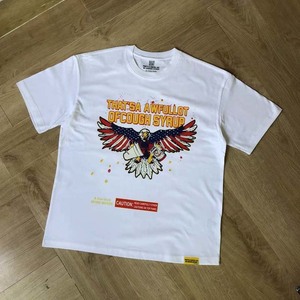T-shirt de luxe de marque célèbre en coton lavé personnalisé pour hommes, motif 'THAT'S a AWFUL LOT of COUGH SYRUP', 100% coton, vente en gros - Product Image 3