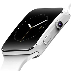 X6 नई स्मार्ट घड़ी कॉल अनुस्मारक के साथ सिम कार्ड Smartwatch दिल दर निगरानी कदम ट्रैकर reloj igente smartwatch के लिए पुरुषों