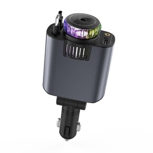 Cargador de Coche con Difusor de Aromaterapia, Carga Súper Rápida 5 en 1, Ajuste Giratorio Universal para Todos los Modelos - Product Image 1