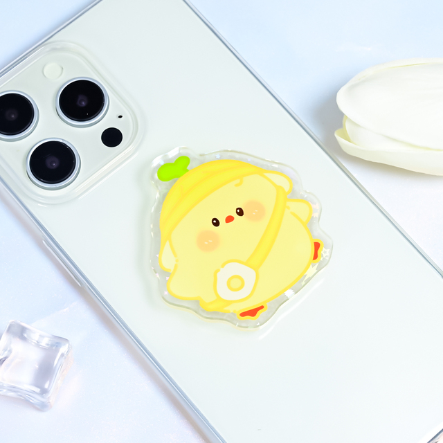 Hotsale Cute Animal Custom Eco-friendly Acrylic Phone Grips Sockets Cartoon Craft Phone Holders with Custom Logo