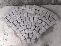 Blocs de pavage extérieurs, petits blocs de granit blanc G603, briques de pierre gris clair, pavés de jardin, pierres de pavage pour cuisine
