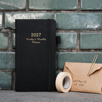 Agenda annuel pour étudiants 2027, couverture rigide, carnet en gros personnalisable pour étudiants et adolescents