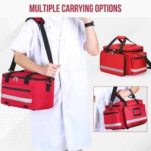 Sac médical de premiers secours vide avec séparateur détachable pour les professionnels de santé <span class=keywords><strong>à</strong></span> <span class=keywords><strong>domicile</strong></span>, les intervenants d'<span class=keywords><strong>urgence</strong></span>, les infirmières, les thérapeutes, les <span class=keywords><strong>médecins</strong></span> et les étudiants en soins infirmiers - Product Image 4