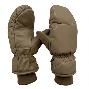 Gants chauffants isolés en polyester, coton et PU, mitaines de snowboard personnalisées pour hommes, gants de ski d'hiver avec imperméabilité 3M - Product Image 2
