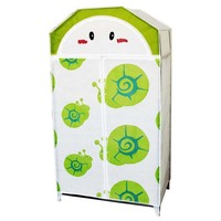 WUHUAN Armoire de rangement pliable portable en tissu non tissé pour enfants, motif dessin animé