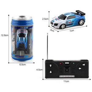 รถบังคับวิทยุขนาดเล็ก รุ่น 2010B สเกล 1:58 แบบ 4CH พร้อมกระป๋องโคล่า - Product Image 6