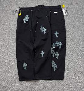 <span class=keywords><strong>Jeans</strong></span> Larghi King Mcgreen Star, Stile Hip-hop Rock Revivals, <span class=keywords><strong>Jeans</strong></span> Retrò con Cuori Cromati, <span class=keywords><strong>Streetwear</strong></span> per Uomo - Product Image 2